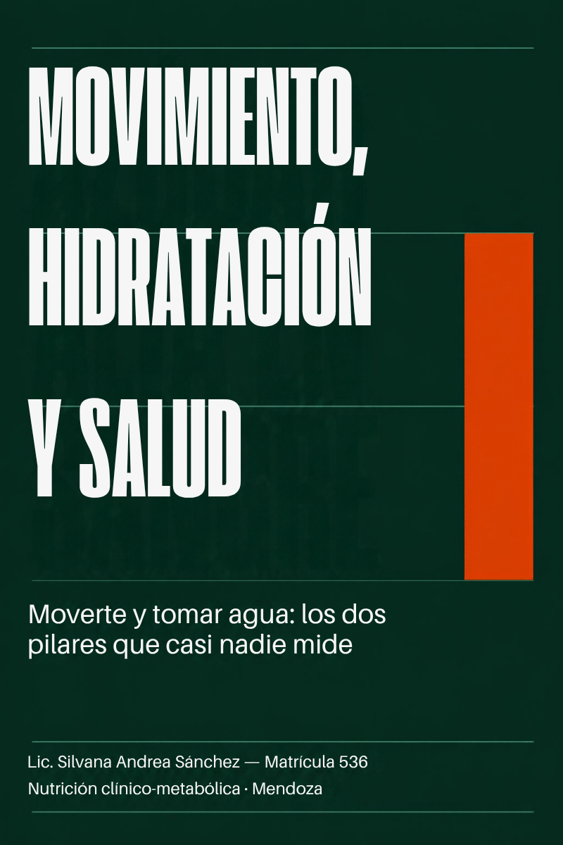 Movimiento, hidratación y salud