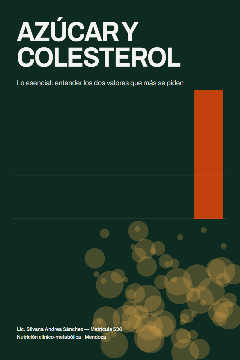 Azúcar y colesterol: lo esencial