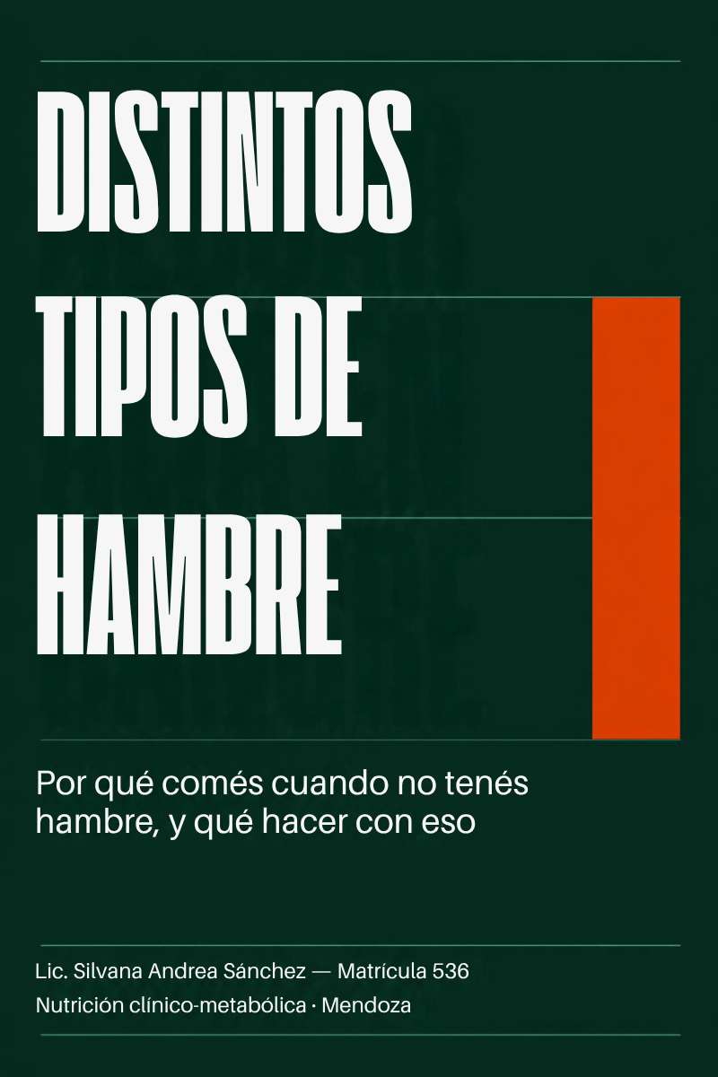 Distintos tipos de hambre y emociones