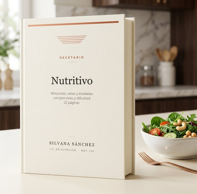 Página interior de Recetario Nutritivo