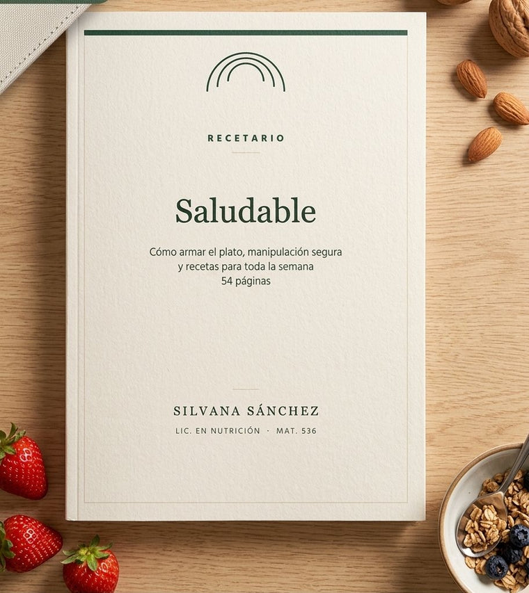 Página interior de Recetario Saludable